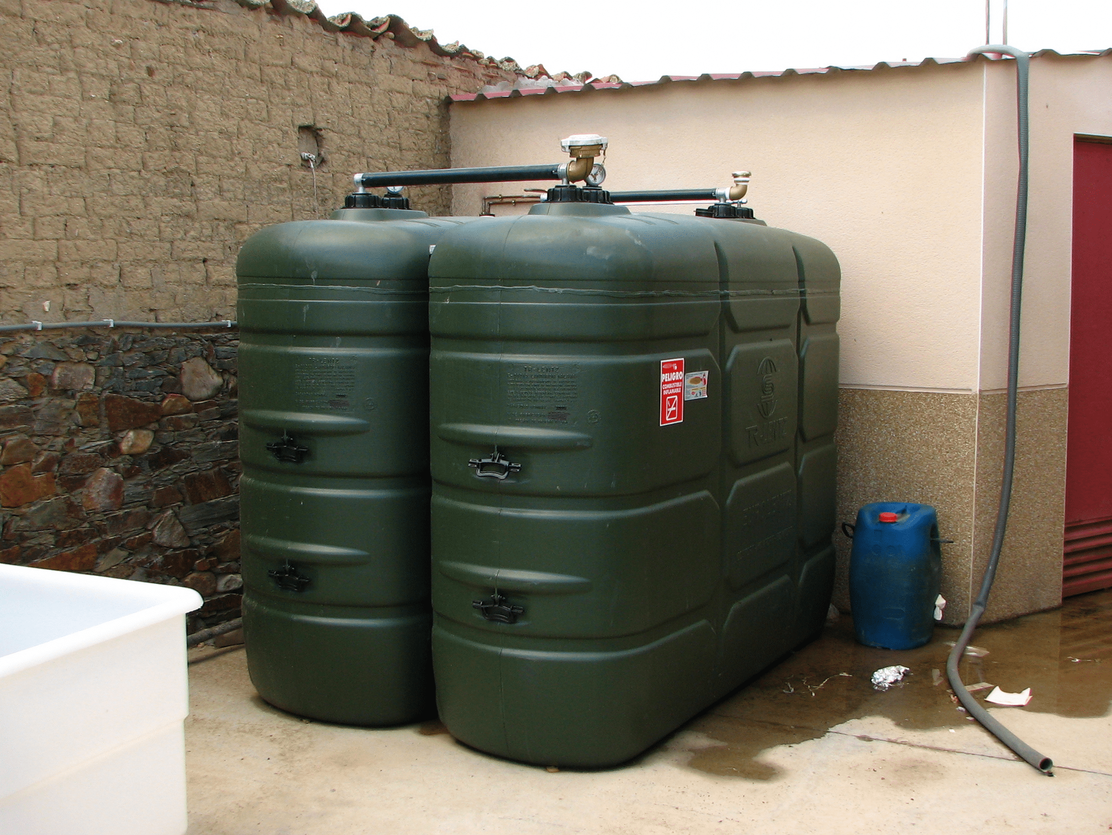 DEPOSITO GASOLEO 1000 L CONFORT XT 174X75X131 VERDE